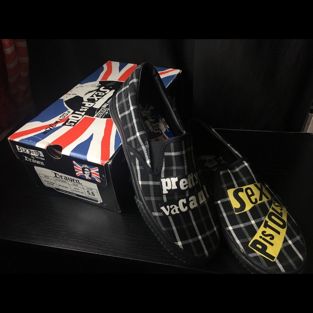 Sex Pistols shoes draven size 5